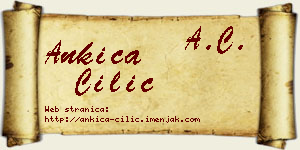 Ankica Cilić vizit kartica